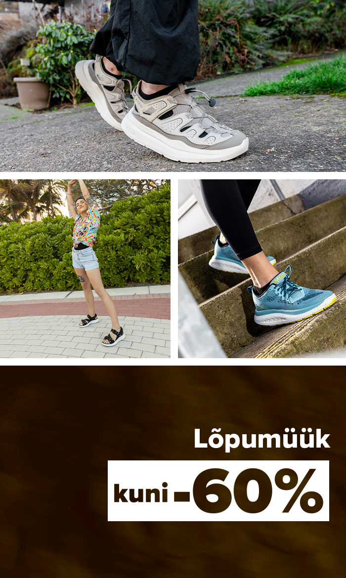Lopumuuk kuni -60% KEENi jalatsitele. Leia sandaalid, matka- ja vabaajajalatsid suurep&auml;raste hindadega. Osta kohe &ndash; tasuta tagastus 365 p&auml;eva jooksul.